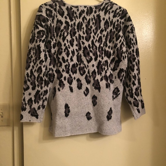 NWT Workshop Camouflage High Low Sweater Size XS - Picture 4 of 8